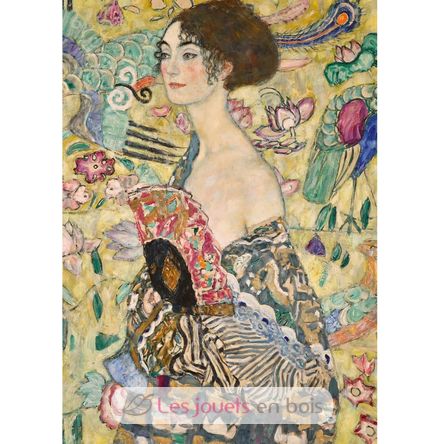 Puzzle Dame mit dem Fächer Gustav Klimt 1000 Teile RAV12001132 Ravensburger 2