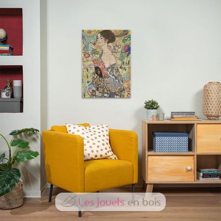 Puzzle Dame mit dem Fächer Gustav Klimt 1000 Teile RAV12001132 Ravensburger 5