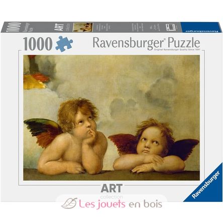 Puzzle Putten Die Sixtinische Madonna von Raffael 1000 Teile RAV12000062 Ravensburger 6