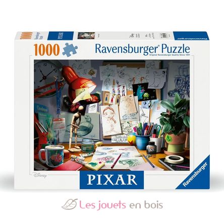 Puzzle Schreibtisch eines Pixar-Künstlers 1000 Teile RAV12000302 Ravensburger 1