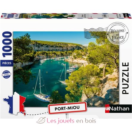 Puzzle Port-Miou-Bucht 1000 Teile NA12002011 Nathan 1