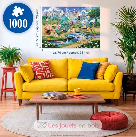 Puzzle Pokemon Evoli im Park 1000 Teile RAV12002033 Ravensburger 4