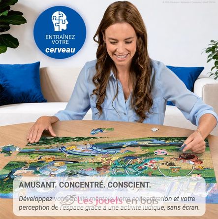 Puzzle Pokemon Evoli im Park 1000 Teile RAV12002033 Ravensburger 5