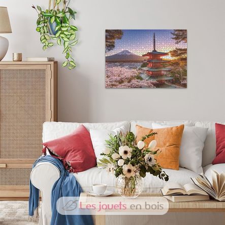 Puzzle Kirschblüten am Berg Fuji 1000 Teile RAV12000582 Ravensburger 5