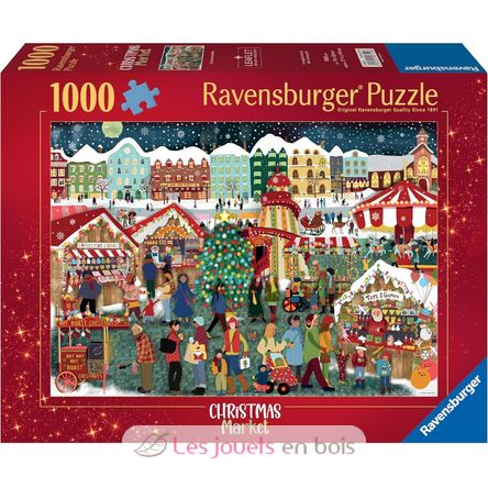 Puzzle Der Weihnachtsmarkt 1000 Teile RAV12000729 Ravensburger 1