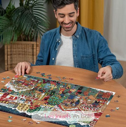 Puzzle Der Weihnachtsmarkt 1000 Teile RAV12000729 Ravensburger 4