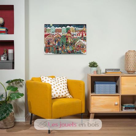 Puzzle Der Weihnachtsmarkt 1000 Teile RAV12000729 Ravensburger 5