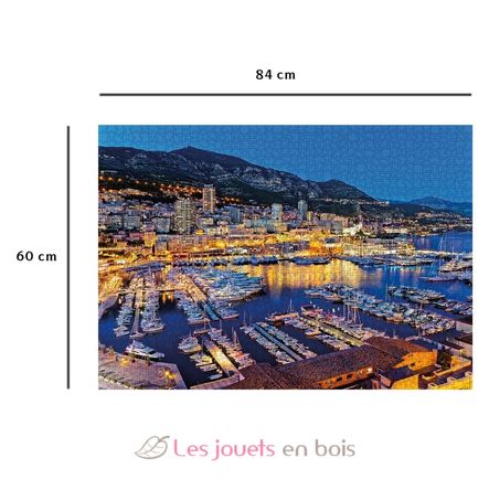 Puzzle Eine Nacht im Hafen von Monaco 1500 Teile NA12002012 Nathan 2