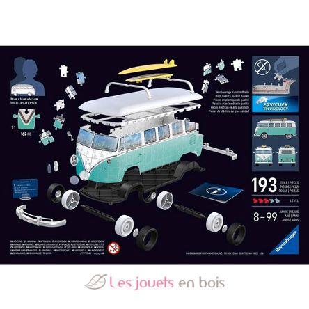 T1 Volkswagen 3D-Puzzle 162 Teile RAV12008077 Ravensburger 2