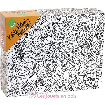 Keith Haring Puzzle (500 Teile) V9223 Vilac 3