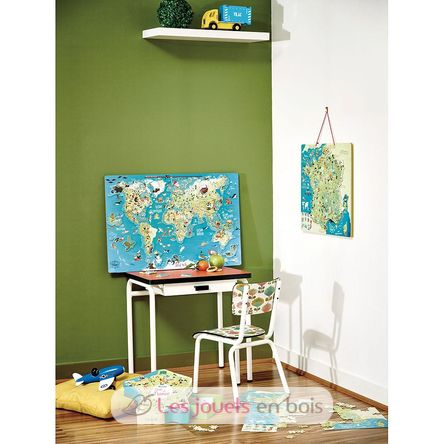 Puzzle Karte von Frankreich V2726 Vilac 3