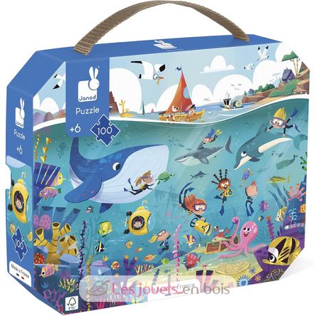 Puzzle Der Meeresboden 100 Teile J02394 Janod 1
