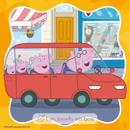 Puzzle Peppa Pig Familie zuerst 3x49 pcs RAV12004288 Ravensburger 6