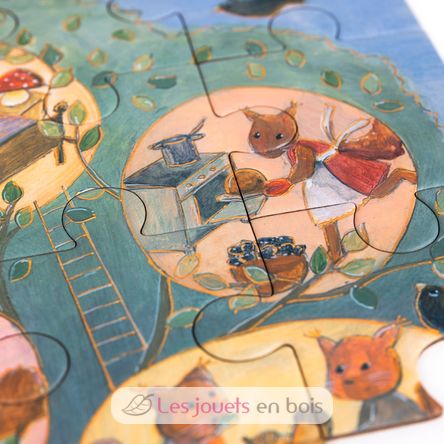 Puzzle Der Eichhörnchenbaum EG570195 Egmont Toys 3