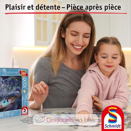 Puzzle Die Eiskönigin Liebe und Magie 1000 Teile S-58052 Schmidt Spiele 6