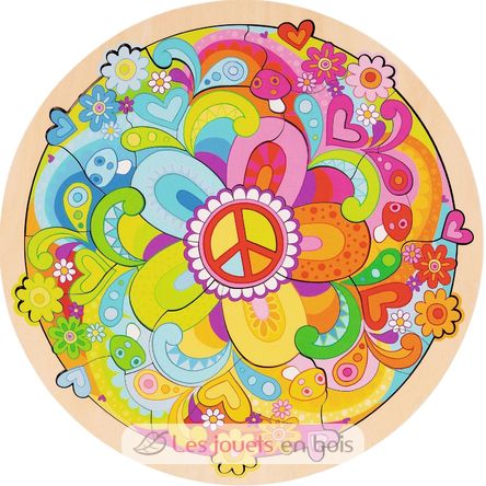 Einlegepuzzle Mandala Flowers GK57303 Goki 1