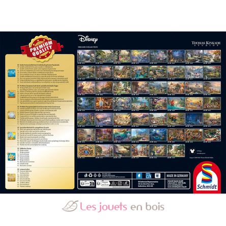 Puzzle Mickey und Minnie in Italien 1000 Teile S-58053 Schmidt Spiele 6