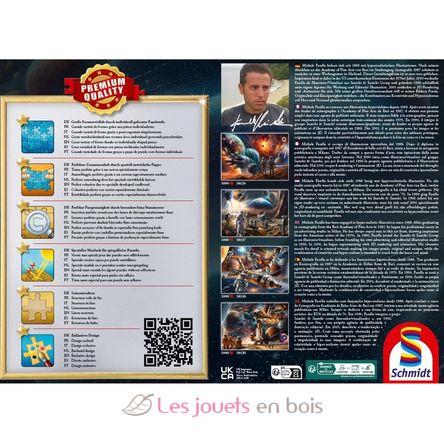 Puzzle Raumfahrtmissionen 1000 Teile S-58537 Schmidt Spiele 3