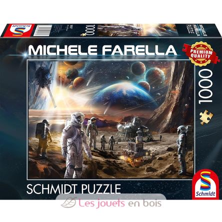 Puzzle Raumfahrtmissionen 1000 Teile S-58537 Schmidt Spiele 1