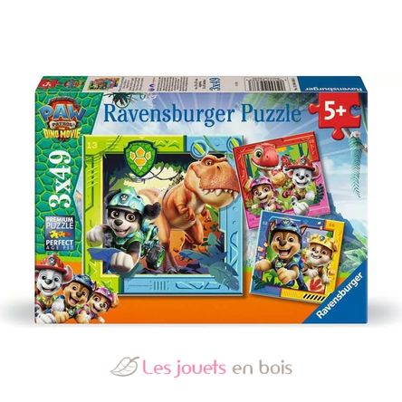Puzzle Paw Patrol Mission Dino 3x49 pcs RAV12004368 Ravensburger 1