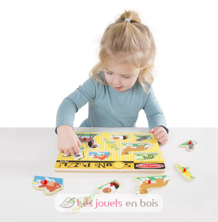 Tönendes Puzzle Haustiere MD10730 Melissa & Doug 3