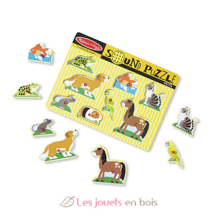 Tönendes Puzzle Haustiere MD10730 Melissa & Doug 2