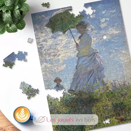 Puzzle Frau mit Sonnenschirm Claude Monet 1000 Teile RAV12002026 Ravensburger 3