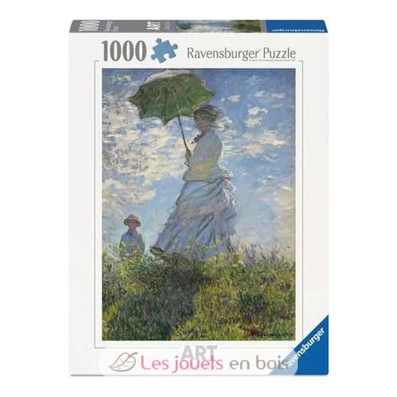 Puzzle Frau mit Sonnenschirm Claude Monet 1000 Teile RAV12002026 Ravensburger 1