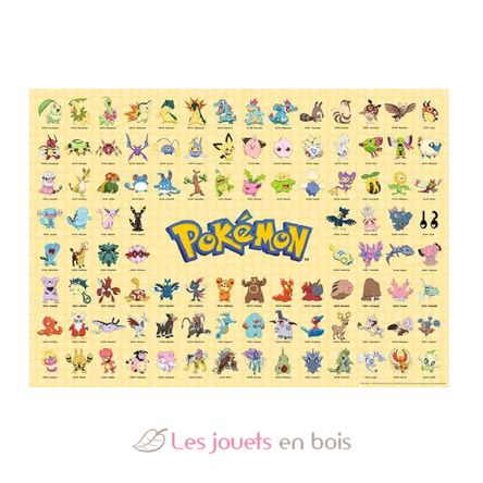Puzzle Pokemon Pokedex 1000 Teile NA12002046 Nathan 1