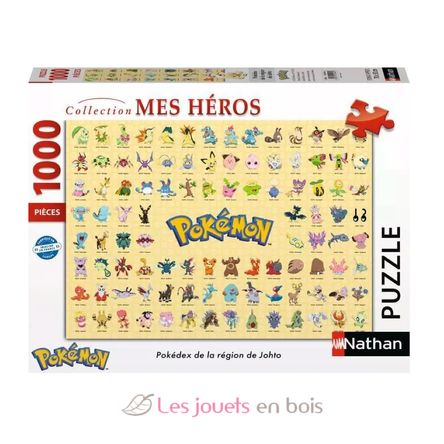 Puzzle Pokemon Pokedex 1000 Teile NA12002046 Nathan 2