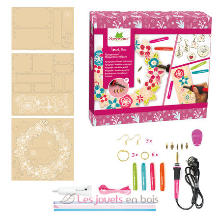 Brandmalerei Modelle und Schmuck SYCRE5201 Sycomore 2