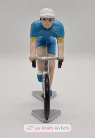 Radfahrer Figur R Blaues Trikot FR-R14 Fonderie Roger 4