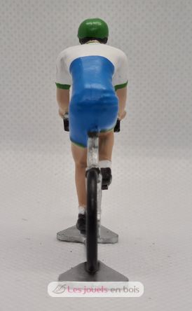 Radfahrer Figur R Blaugrün-weißes Trikot FR-R17 Fonderie Roger 2