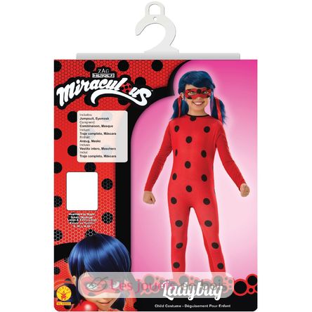Ladybug Kinderkostüm, 7-8 Jahre R640924-T78 Rubies 2
