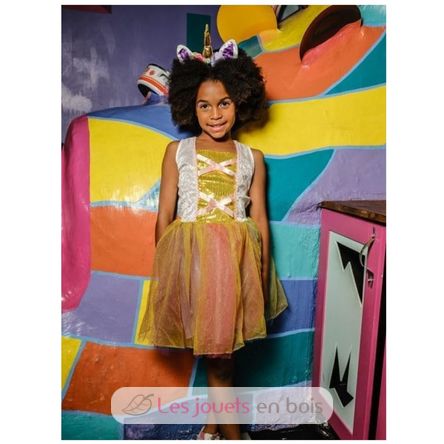 Einhorn mit LED Kinderkostüm, 3-4 Jahre R701066FR-T34 Rubies 5