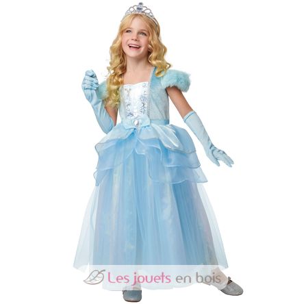Blaue Prinzessin Kinderkostüm, 5-6 Jahre R703239OH-T56 Rubies 1