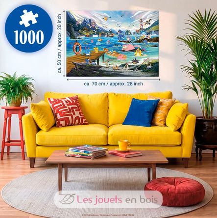 Puzzle Pokemon Aquana und die sanften Gewässer 1000 Teile RAV12002035 Ravensburger 4