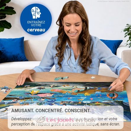Puzzle Pokemon Aquana und die sanften Gewässer 1000 Teile RAV12002035 Ravensburger 5