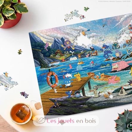 Puzzle Pokemon Aquana und die sanften Gewässer 1000 Teile RAV12002035 Ravensburger 2