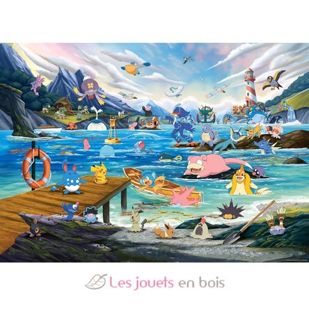 Puzzle Pokemon Aquana und die sanften Gewässer 1000 Teile RAV12002035 Ravensburger 3