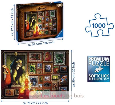 Puzzle Scar 1000 Teile RAV165247 Ravensburger 3