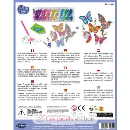 Diamant-schlüsselhänger SS-32480 Sentosphère 4