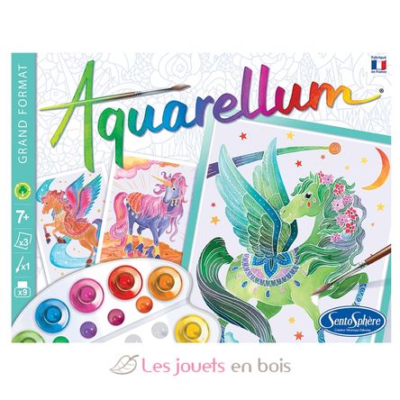 Aquarellum Einhörner und Pegasi SS-6394 Sentosphère 3