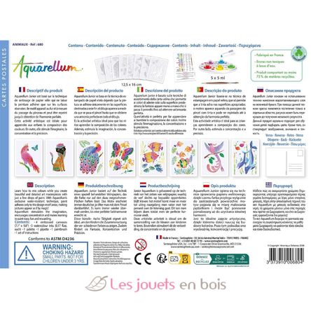 Aquarellum Postkarten Tiere SS-680 Sentosphère 4