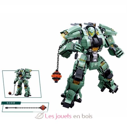 Roboter PR Mecha grün SL-M38-B1153 Sluban 5