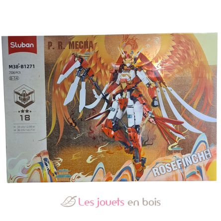 Roboter PR Mecha Rosefinch SL-M38-B1271 Sluban 5