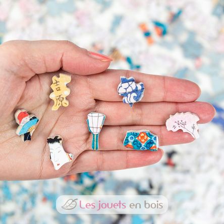 Naka-Straße in Yoshiwara von Hiroshige A1331-350 Puzzle Michele Wilson 2