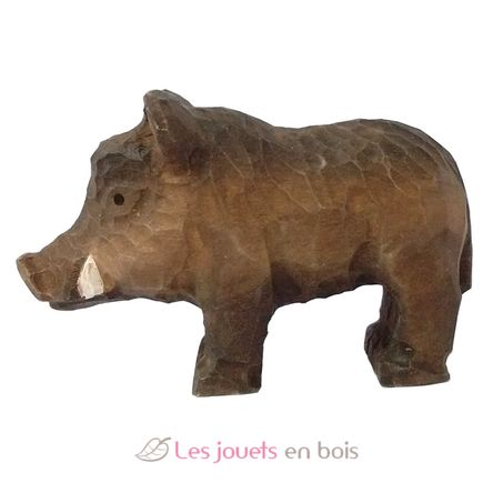 Figur cinghiale aus Holz WU-40717 Wudimals 1