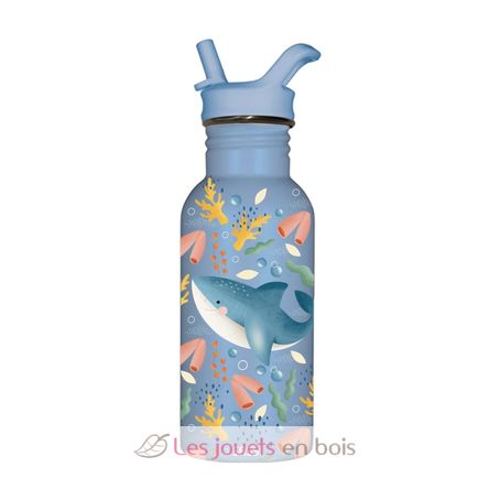 Edelstahlflasche 500 ml Splashy der Hai SJ-SB3055 Sassi Junior 1