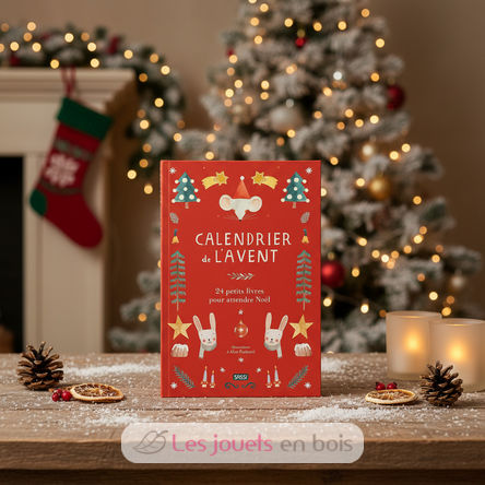 Adventskalender 24 kleine Bücher rot SJ-5742 Sassi Junior 9